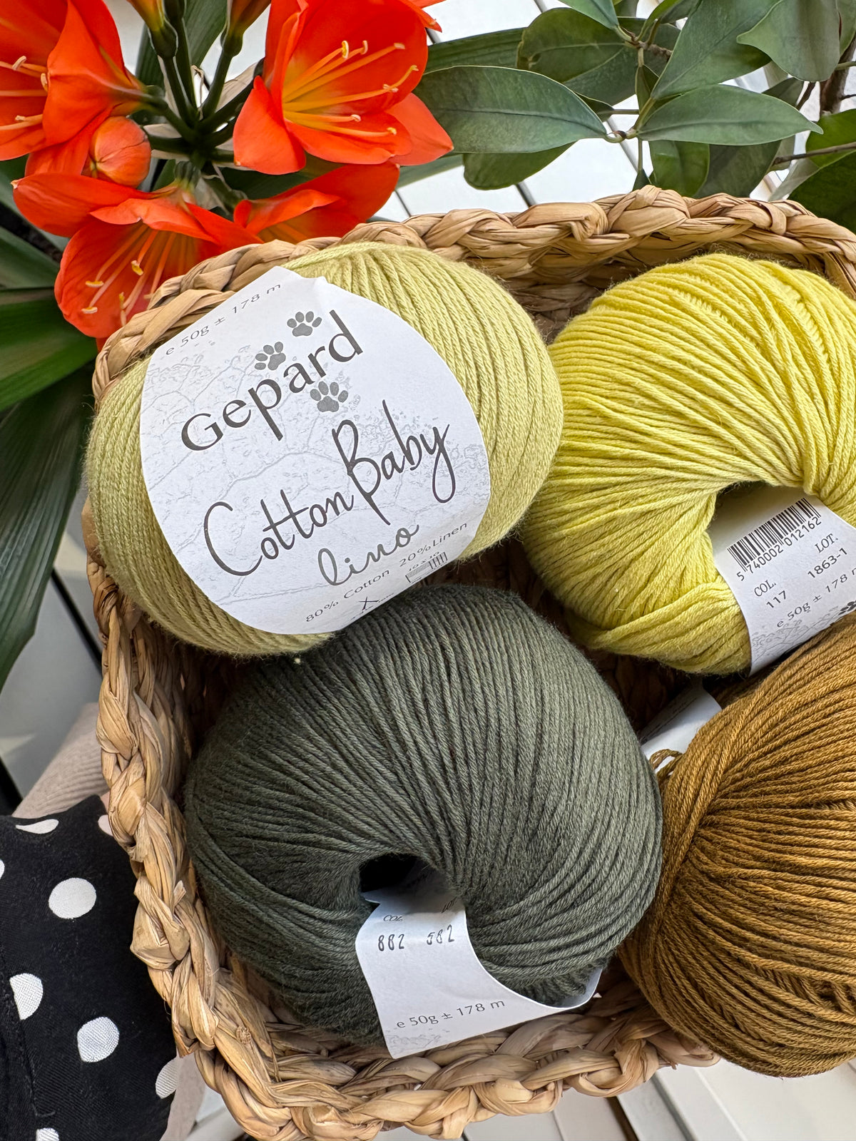 Neulelanka
Cotton Baby Lino
Gepard Garn
kesälanka
pellavapuuvillalanka
